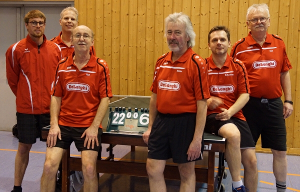 Foto von links: Patrick Rebel, Mathias Müller, Rolf Münchhalfen, Dieter Hartmann, Sebastian Gola, Ralf Grimm